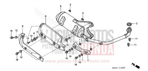 EXHAUST MUFFLER SCV1003 de 2003